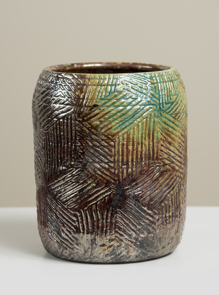 Raku Peace Vase Image